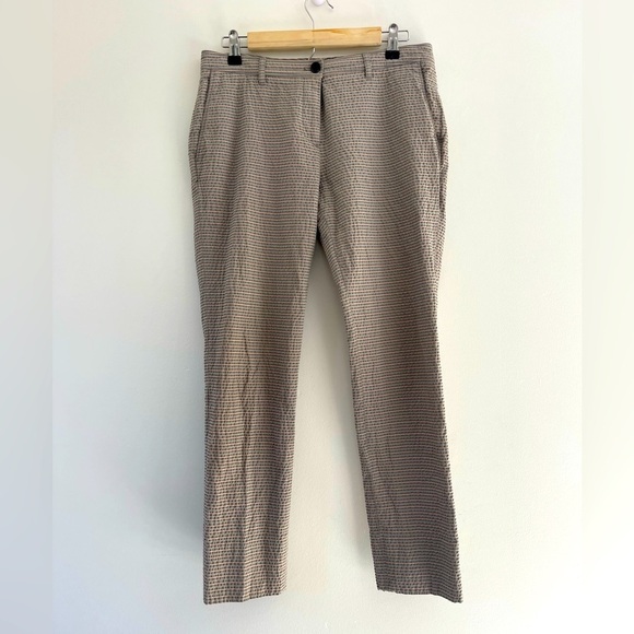 Burberry Pants - Burberry London seersucker Chinos with Tailored Fit and Straight Legs size 6